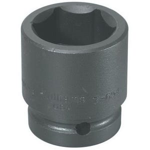 Williams® 7-654 Supertorque® Standard Socket, 1 in Square Drive, 1-11/16 in Shallow Length Socket