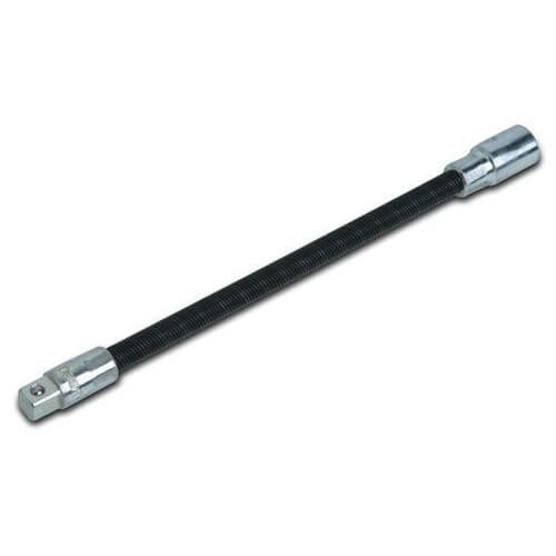 Williams® Socket Extension, Flexible, Supertorque®, Imperial, 1/4 in Drive, 6 in OAL, Ball/Spring Locking, Polished Chrome