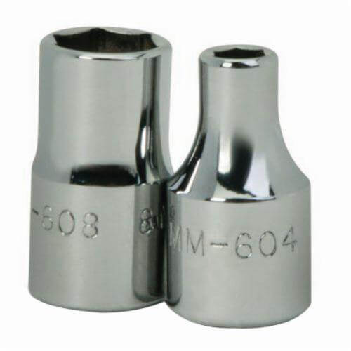 Williams® MMD-604 Deep Length Socket, 1/4 in, 4 mm