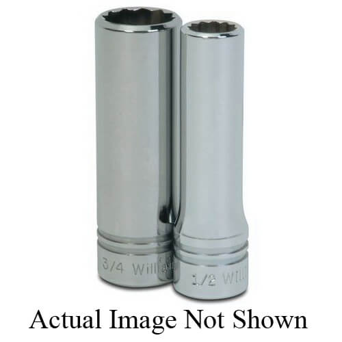 Williams® SD-1232 Supertorque® Socket, 1/2 in, 1 in Deep Length Socket