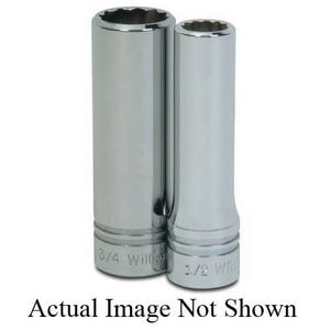 Williams® SD-1232 Supertorque® Socket, 1/2 in, 1 in Deep Length Socket