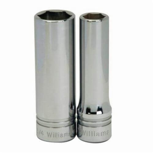 Williams® SD-616 Supertorque® Socket, 1/2 in, 1/2 in Deep Length Socket