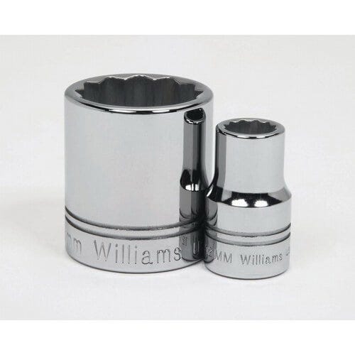 Williams® STM-1210 Supertorque® Socket, 1/2 in, 10 mm Shallow Length Socket