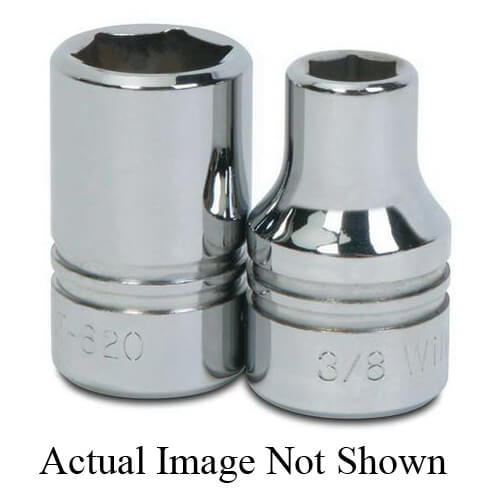 Williams® ST-614 Supertorque® Socket, 1/2 in, 7/16 in Shallow Length Socket
