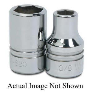 Williams® ST-614 Supertorque® Socket, 1/2 in, 7/16 in Shallow Length Socket
