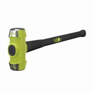 Wilton® B.A.S.H® 21424 Sledge Hammer, 26 in OAL, 14 lb Drop Forged Steel Head, Vulcanized Rubber Handle