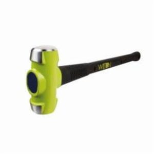 Wilton® B.A.S.H® 41036 Sledge Hammer, 38 in OAL, 10 lb Drop Forged Steel Head, Vulcanized Rubber Handle