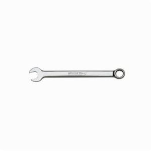 WrightGrip™ 1124 Flat Stem Combination Wrench, 3/4 in, 12 Points, 15° Offset, 10-3/64 in OAL, Satin, ASME B107.100