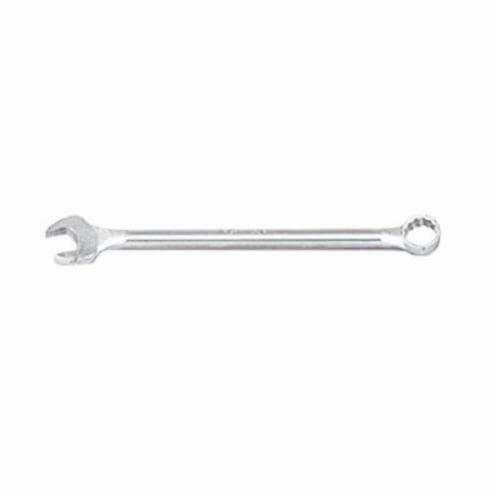 WrightGrip™ 1150 Flat Stem Heavy Duty Combination Wrench, 1-9/16 in, 12 Points, 15° Offset, 23 in OAL, Satin, ASME B107.100