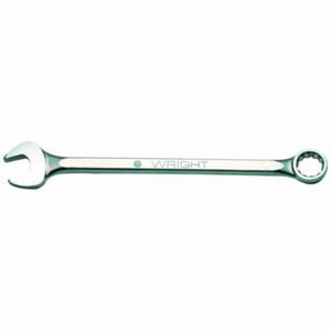 WrightGrip™ 1170 Flat Stem Heavy Duty Combination Wrench, 2-3/16 in, 12 Points, 15° Offset, 28-3/4 in OAL, Satin, ASME B107.100