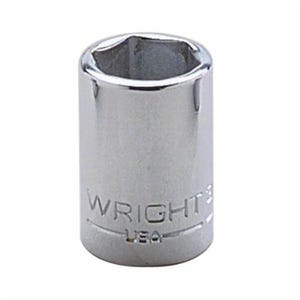 Wright® 3114 Shape II Standard Length Socket, 3/8 in Square Drive, 7/16 in, 12 Points