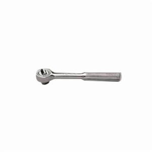 Wright® 3426 Double Pawl Hand Ratchet, 3/8 in Drive, Round Head, 7 in OAL, Drop Forged 4140 Chrome Moly Steel, Polished Chrome