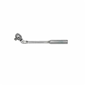 Wright® 3427 Double Pawl Hand Ratchet, 3/8 in Drive, Round Head, 9-11/16 in OAL, Drop Forged 4140 Chrome Moly Steel, Polished Chrome, ASME B107.10M