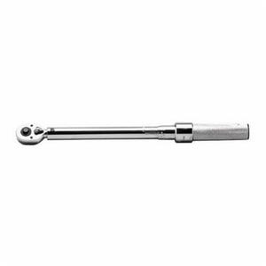 Wright® 3477 Micro Adjustable Torque Wrench, 3/8 in Drive, 10 to 100 ft-lb, Ratcheting Head, 0.5 in-lb Graduation, 15-1/2 in OAL