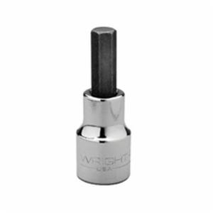 Wright® 4214 Shape III Socket Driver Bit, 1/2 in Square Drive, 7/16 in, 1-1/2 in L Bit, ASME B107.110