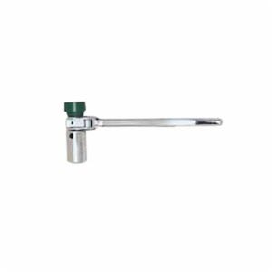 Wright® 4482 Single Pawl Scaffold Ratchet, 1/2 in Drive, Pear/Soft Face Hammer Head, 10-1/2 in OAL, Forged Alloy Steel, Polished Chrome, ASME B107.10M