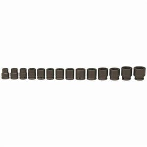 Wright® 610 Impact Socket Set, Imperial, 6 Points, 3/4 in Drive, 14 pc, Included Socket Size: 3/4 to 1-5/8 in