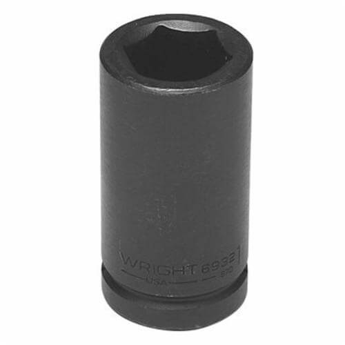 Wright® 6948 Deep Length Shape III Socket, 3/4 in Square Drive, 1-1/2 in, 6 Points