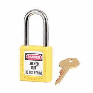 Master Lock® Zenex™ Lockout Padlock, Durable Lightweight, Different Key