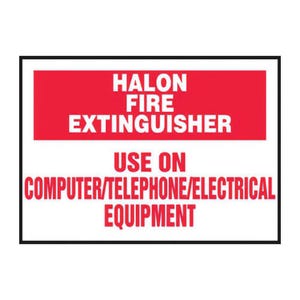 Accuform® FIRE SAFETY LABELS 3 1/2 in x 5 in (LFXG453XVE)