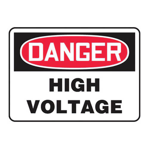 Accuform® MELC113XT OSHA Danger Safety Sign: HIGH