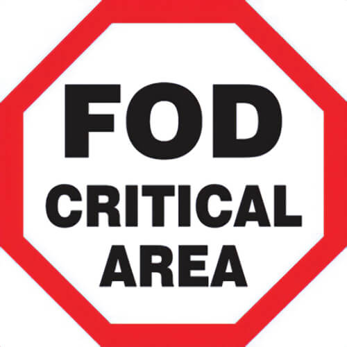 Accuform® MQTL520VP Safety Sign: FOOD CRITICAL AREA, 12 in
