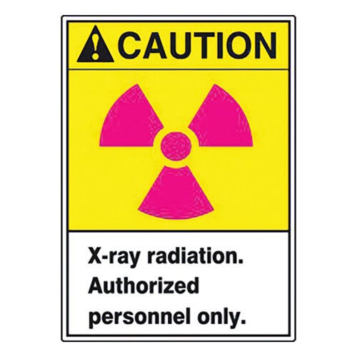 Accuform® MRAD636XT ANSI Caution Safety Sign: X-RAY