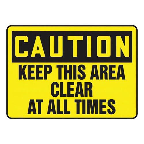 Accuform® OSHA CAUTION Safety Sign - KEEP THIS (MVHR605XV)