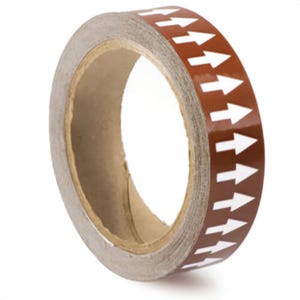 Accuform® DIRECTIONAL FLOW ARROW TAPES 1 in x (RAW451WTBR)
