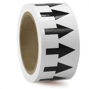 Accuform® DIRECTIONAL FLOW ARROW TAPES 2 in x (RAW453BKWT)
