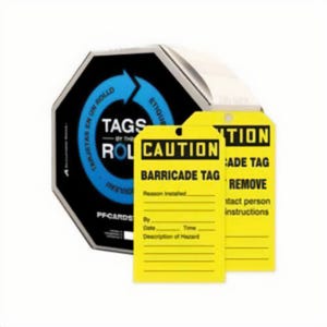 Accuform® TAR136 OSHA CAUTION Tags By-The-Roll