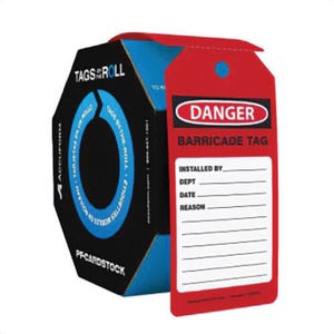 Accuform® TAR741 OSHA Danger Tags By-The-Roll