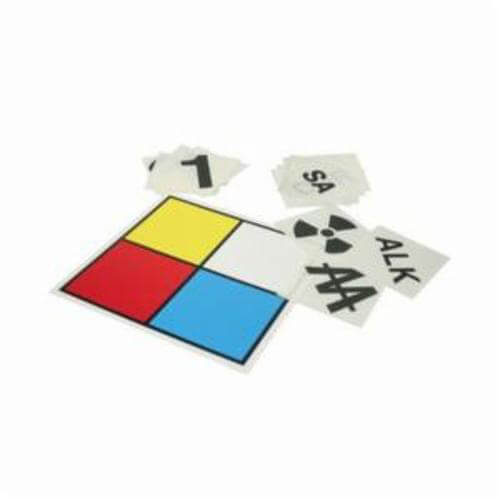Accuform® ZFD101XV NFPA Blank Placard Kit, Legend: (BLANK NFPA DIAMOND GRAPHIC), Red/Blue/Yellow/White Legend/Background