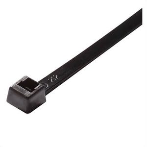 ACT AL-08-40-0-C Intermediate Standard Cable Tie, 8 in L x 0.14 in W x 0.04 in thick, Nylon 6.6, UV Black