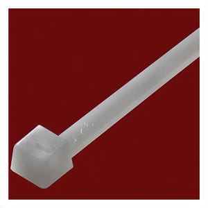 ACT AL-11-50-9-C Standard Cable Tie, 11 in L x 0.18 in W x 0.05 in thick, Nylon 6.6, Natural