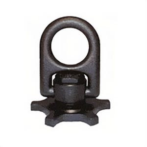 Actek® 38015 Forged Street Plate Hoist Ring, 1-3.5, 5,000 lb