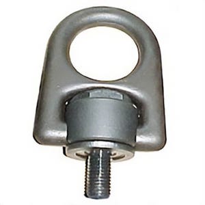 Actek® 56918 Forged Swivel Hoist Ring, M10 x 1.50 25 mm, 500 kg