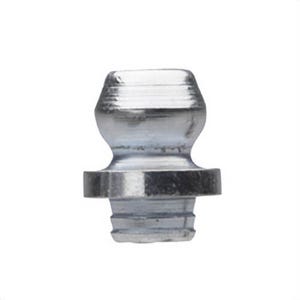Alemite® 3009 Straight Drive Fitting, 25/64 in OAL, 3/32 in L Shank, Steel, Trivalent Zinc Plated