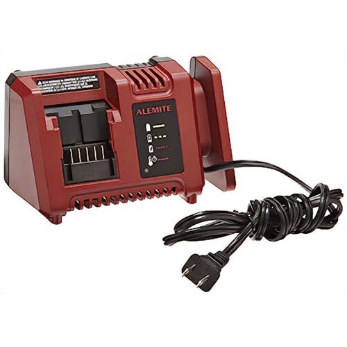 Alemite® 343152 Battery Charger, 18 V Output, 110 V, 60 Hz Input, Use with 595-A and 595-B Grease Gun