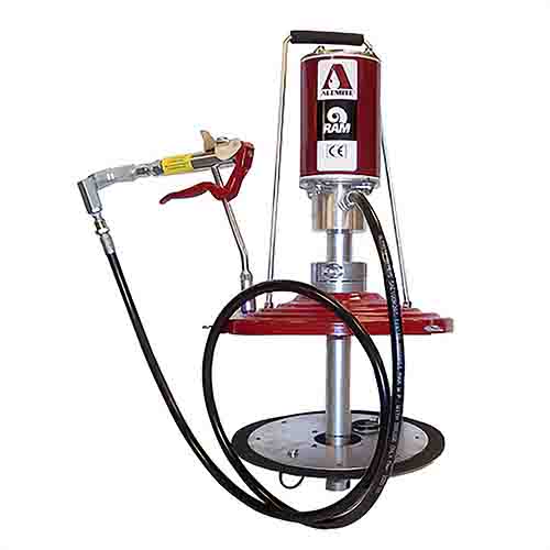 Alemite® 9911-J Portable Grease Pump, Grease, Pneumatic Pump, 35 lb, 4.5 lb/min Flow Rate