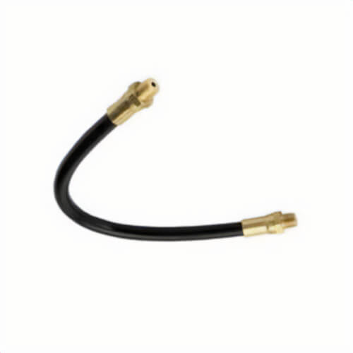 Alemite® B337595-B1 Grease Gun Hose, 18 in L, 6000 psi Operating, 12,000 psi, 1/8 in Male NPTF, Thermoplastic