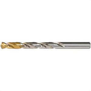 Alfa Tools® S40129TT Titanium Nitride Coated Tipped Jobber Drills, Heavy Duty, 135° Split Point, 1/2 in, 4-1/2 in Flute Length