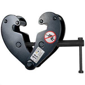 AMHâ„¢ BC-10 Beam Clamp, 10 ton, Theatrical Black