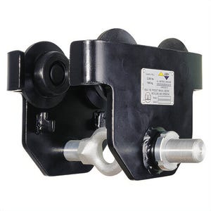 AMHâ„¢ PT005 Push Trolley, 0.5 ton, All Steel Construction with Safety Lugs, 1.97 to 8.66 in Flange