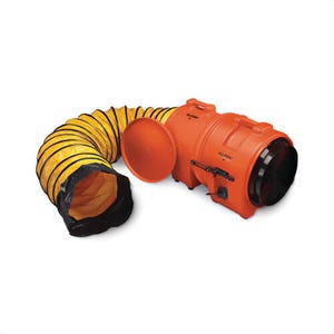 Allegro® 9553-15 Axial AC Plastic Blower with Canister and 15 ft Ducting, 16 in