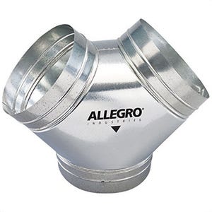 Allegro® 9600-Y Industries Y-Duct Connector, 16 in dia, 10.5 lb