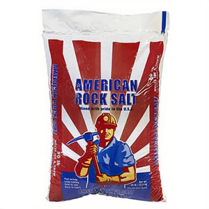 American Rock Salt RS50 50 lb Bag Rock Salt