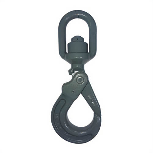 AMH™ 10SSLH13HTBB Swivel Self-Locking Hook with Ball Bearings, 1/2, 15,000 lb WLL