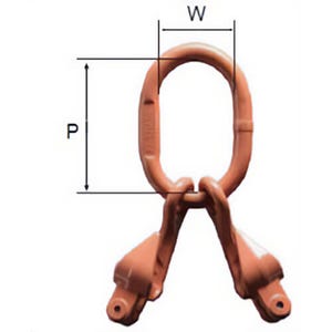 AMHâ„¢ CDFXA213 Clevis Master Set, 2-Leg, 1/2 in Chain Size, 26,000 lb Working Load Limit
