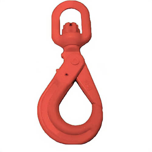 AMH™ CRGX08 Swivel Self Locking Hook, 9/32 to 5/16 in Trade, 5,700 lb WLL, 100 Grade, Swivel Attachment, Alloy Steel